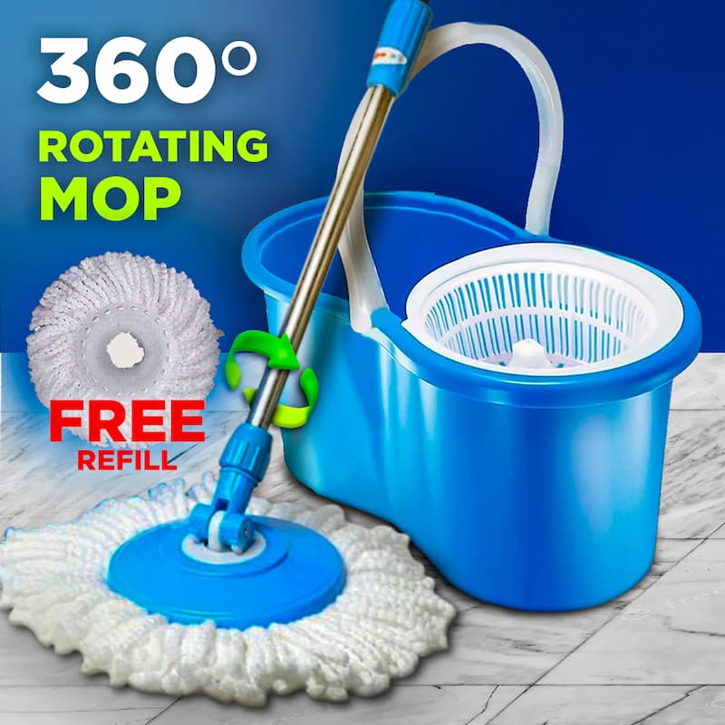Royal Spin Mop Magic 360-Degree with Microfiber Mop Head