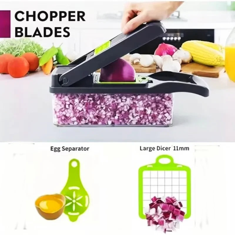 16-1 All-in-one vegetable slicer
