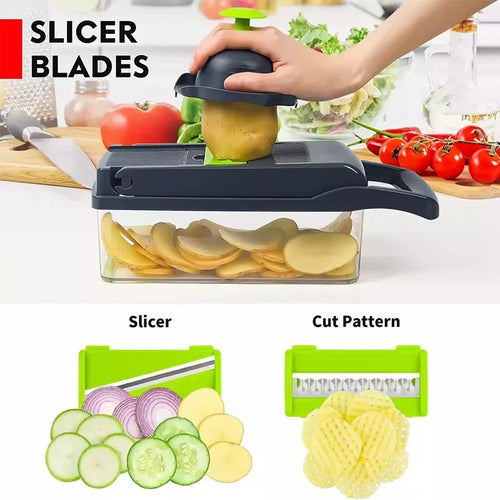 16-1 All-in-one vegetable slicer