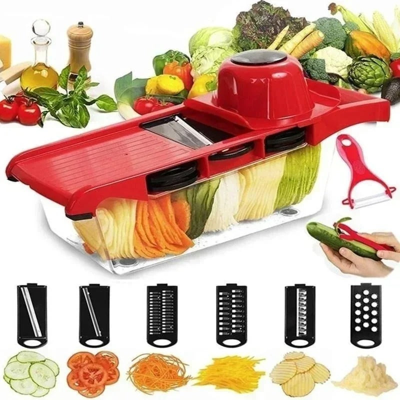 10-1 All-in-one vegetable slicer