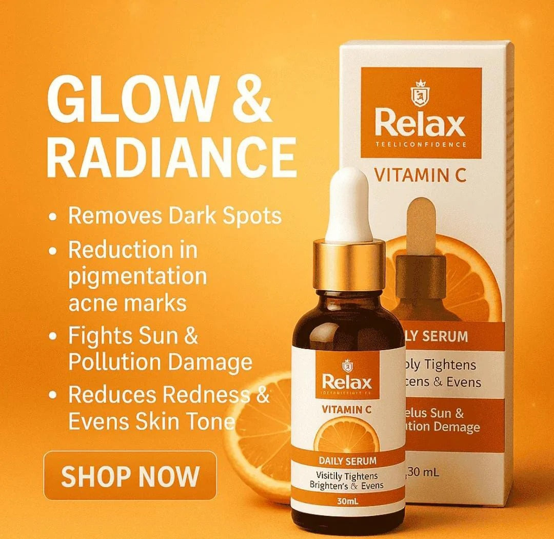 Relax Vitamin C Daily Face Serum Brightening Anti-Aging