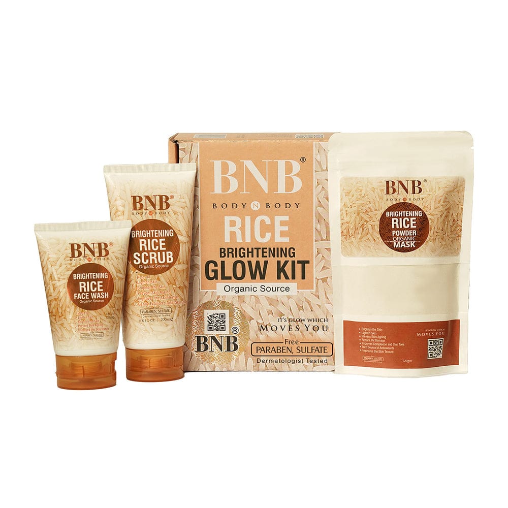 Bnb 3 In 1 Rice Extract Kit Brightening Hydrating And Skin