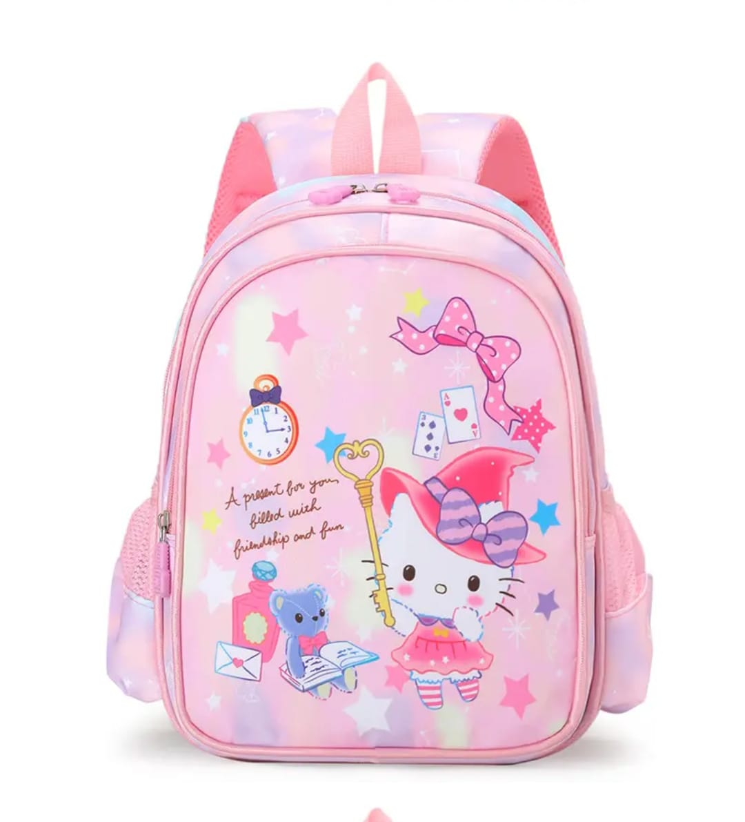 Hello Kitty Themed Pink Children School Bag