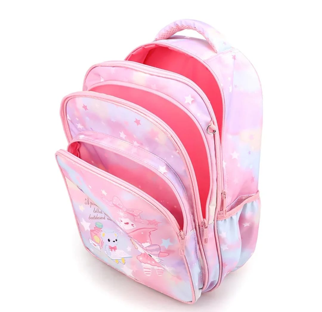 Hello Kitty Themed Pink Children School Bag