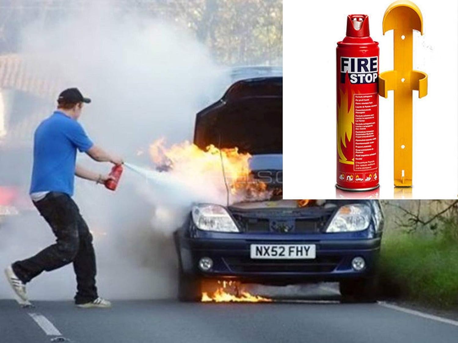 Fire Stop Emergency Safety Spray for Home, Kitchen, Car & Office